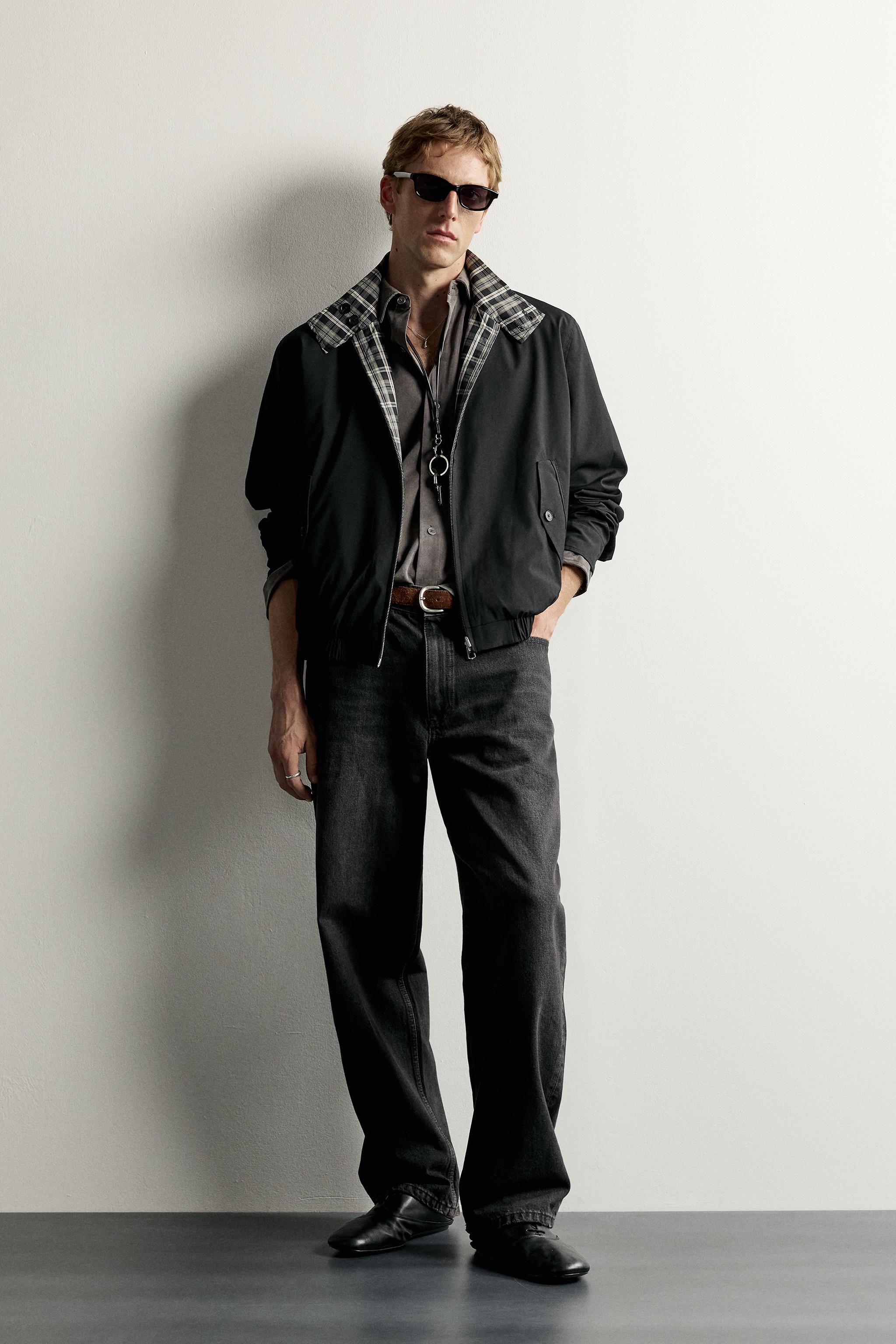 BLOUSON RÉVERSIBLE À CARREAUX